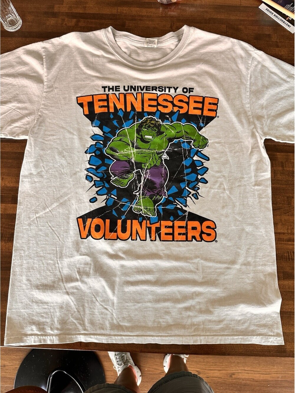 Men’s Blue 84 LG Tennessee Vols Hulk Mash Up Brand New Without Tags Volunteers